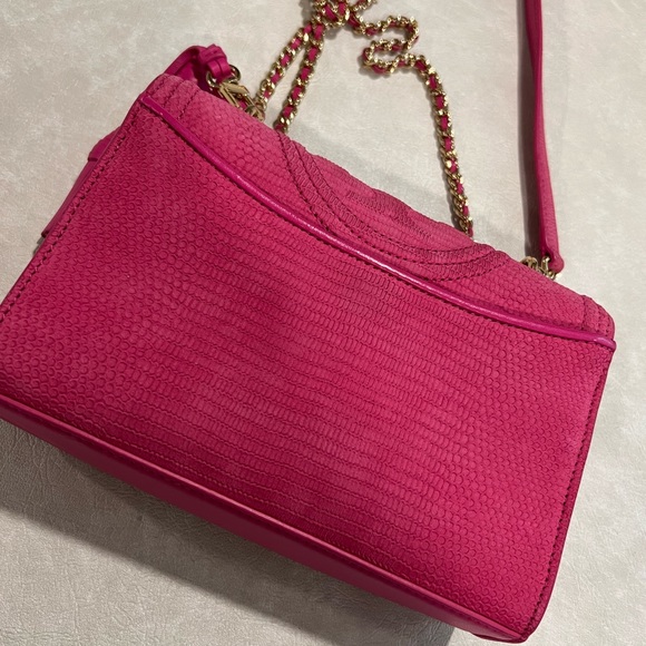💖Tory Burch Fleming leather snake convertible 💖 - Picture 6 of 11